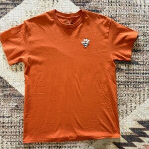 Riot Society Medium Orange Skeleton Cowboy T-Shirt